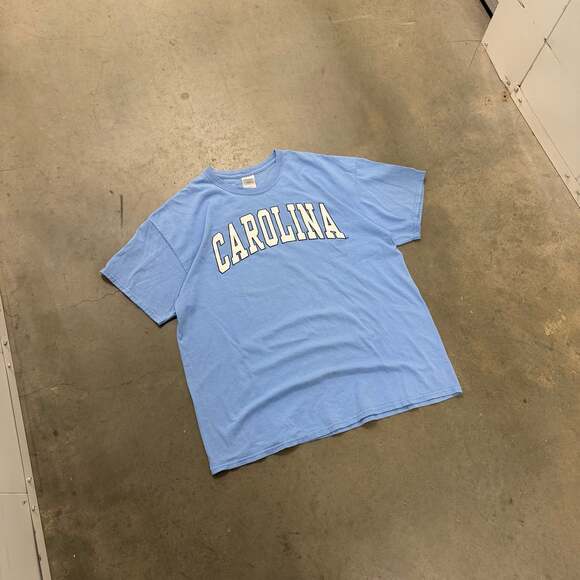 Gildan Other - Carolina Arch Logo Graphic T Shirt Light Blue